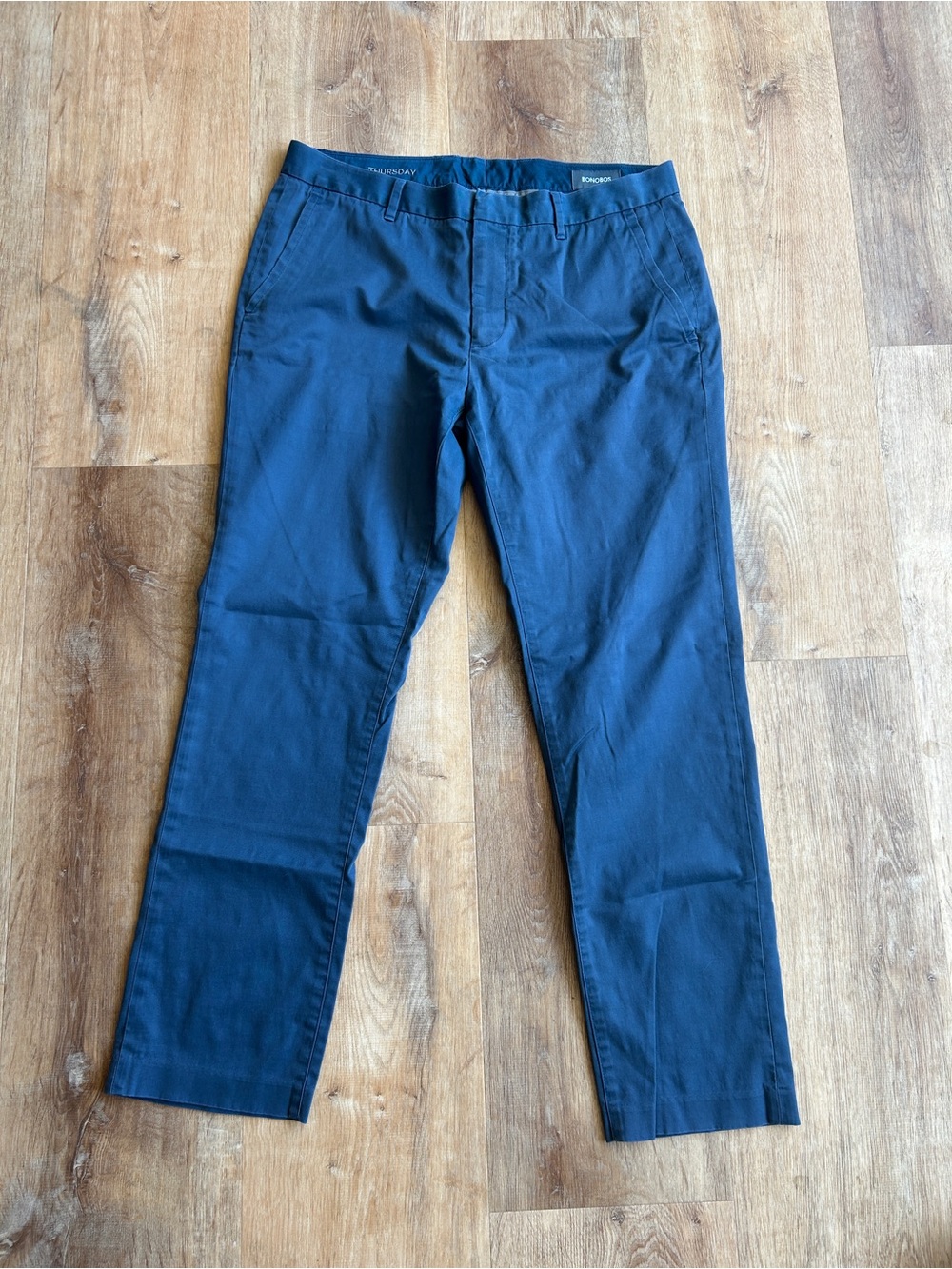 Bonobos Navy Blue Chino Thursday Pants 34x30